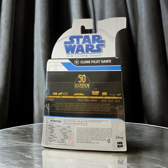 Star Wars: The Black Series - The Clone Wars Clone Pilot Hawk 50th Anniversary - Picture 2 of 2